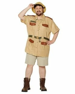 Adult Men's Zookeeper Plus Size Costume -Spook & Style Shop 07518327 e
