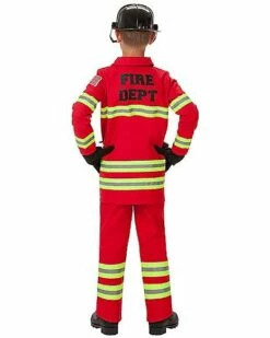 Kids Firefighter Costume - The Signature Collection -Spook & Style Shop 07522204 c
