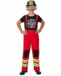 Kids Firefighter Costume - The Signature Collection -Spook & Style Shop 07522204 d