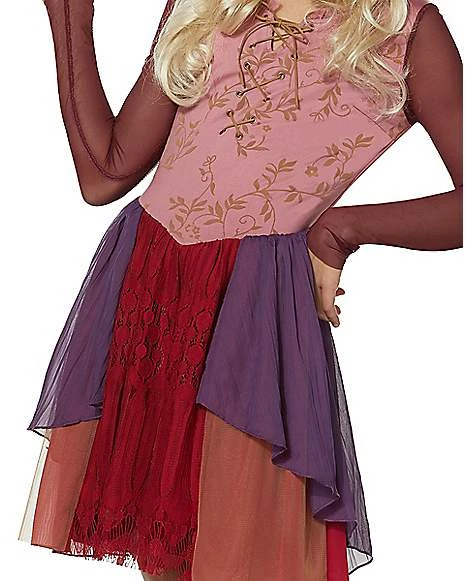 Tween Sarah Sanderson Dress Costume - Hocus Pocus 2 Tween Sarah Sanderson Dress Costume - Hocus Pocus - Image 2