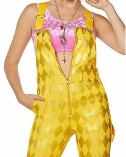 Harley Quinn Overall Jumpsuit - Birds Of Prey -Spook & Style Shop 07563141 c