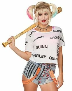 Distressed Harley Quinn T Shirt - Birds Of Prey