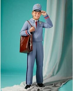 Kids Retro Mail Carrier Costume
