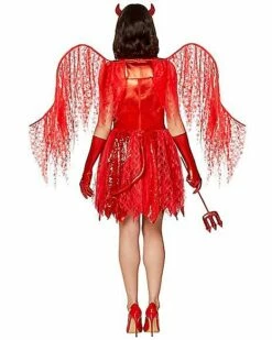 Adult Miss Devil Costume -Spook & Style Shop 07577208 b
