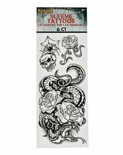Multi-Pack Punk Tattoos - 6 Count