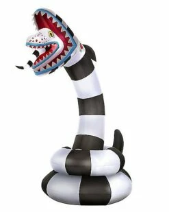 8.9 Ft Sandworm Inflatable Decoration - Beetlejuice -Spook & Style Shop 07641798 c