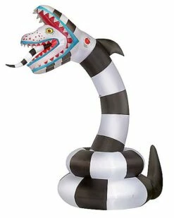 8.9 Ft Sandworm Inflatable Decoration - Beetlejuice -Spook & Style Shop 07641798 e