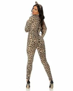 Sexy Cat Jumpsuit And Headband -Spook & Style Shop 07649213 c