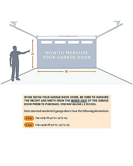 Haunted Reaper Garage Single Door Cover 4 Haunted Reaper Garage Single Door Cover - Image 4