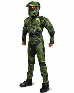 Kids Master Chief Muscle Costume - Halo Infinite -Spook & Style Shop 07653280 c