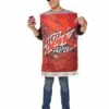 Adult Code Red Costume - Mountain Dew